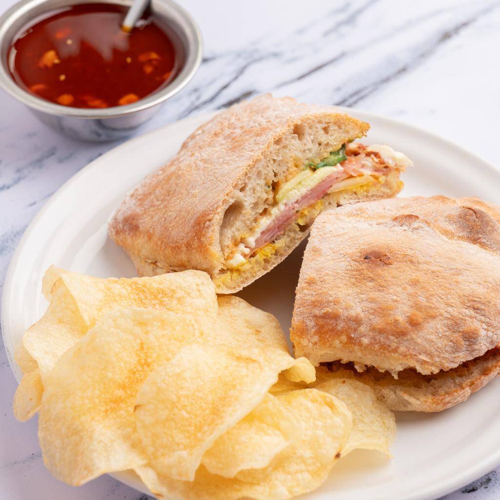 Ciabatta de Jamón y Queso