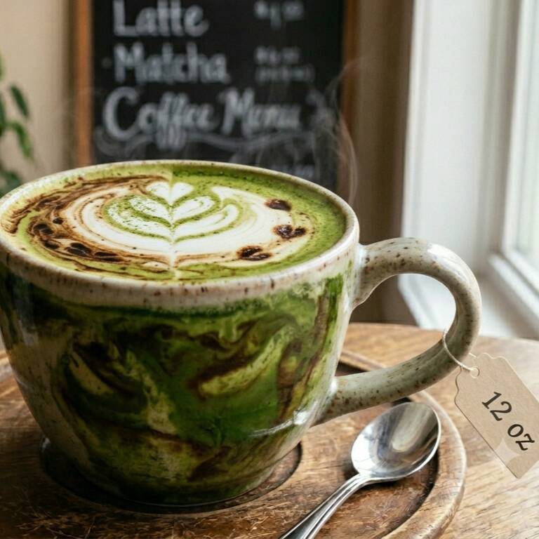 Dirty Matcha Latte Caliente Chico