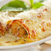 Canelones de Queso y Champiñones