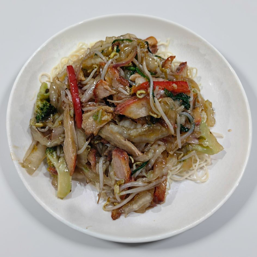 Tallarín con Chancho