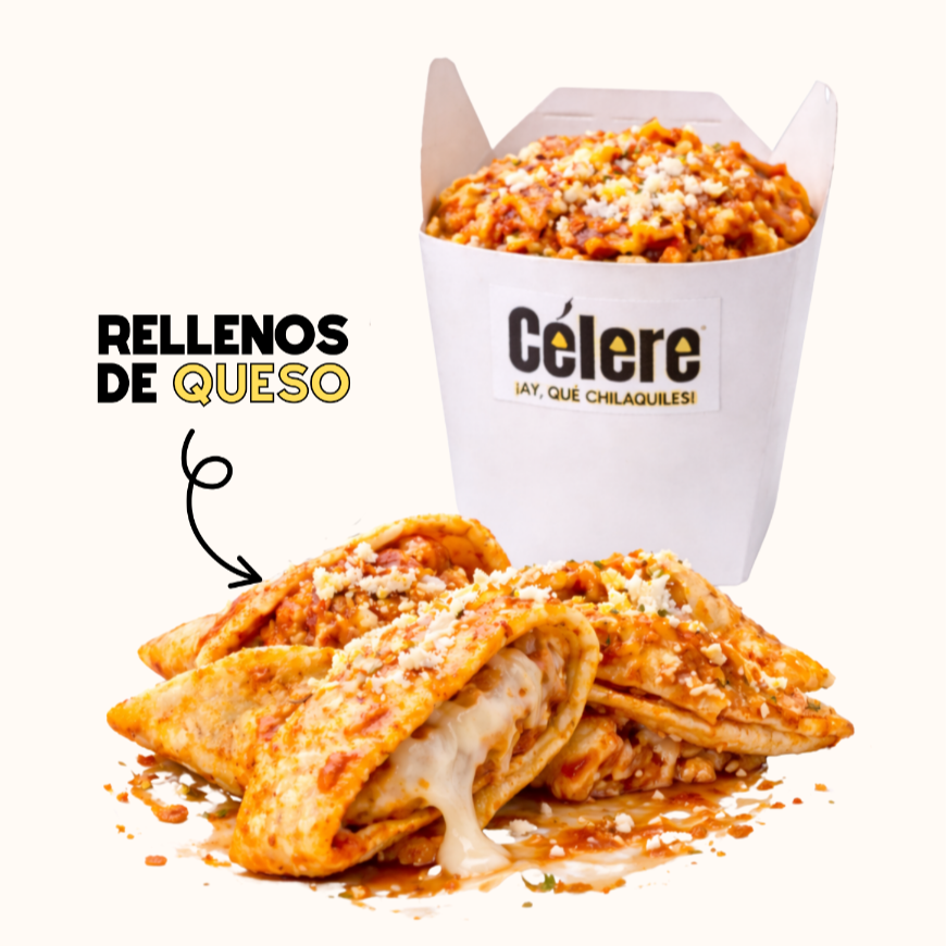 Chilaquiles Rellenos de Queso Tamaño Antojo