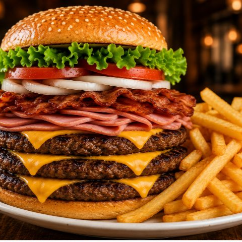 MEGA HAMBURGUESA