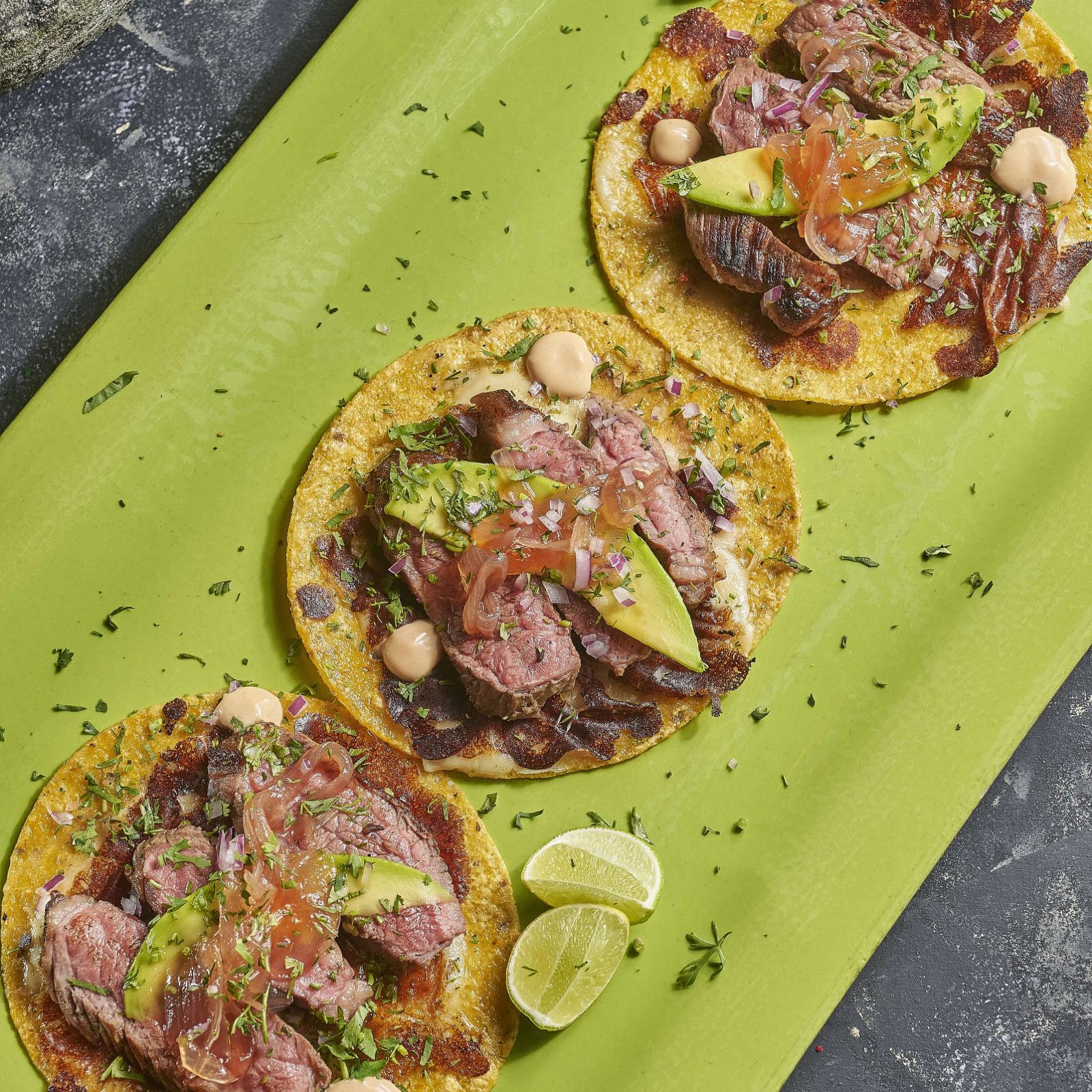 Quesitacos con picanha