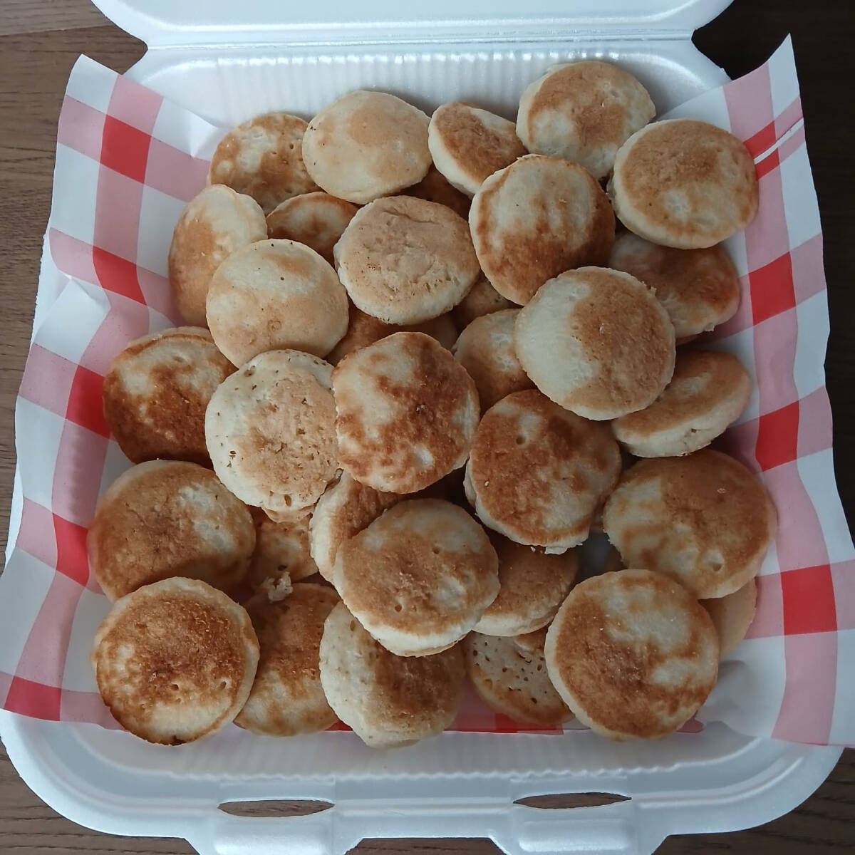Mini Hotcakes 40pzas. Sin Topping 🥞😋