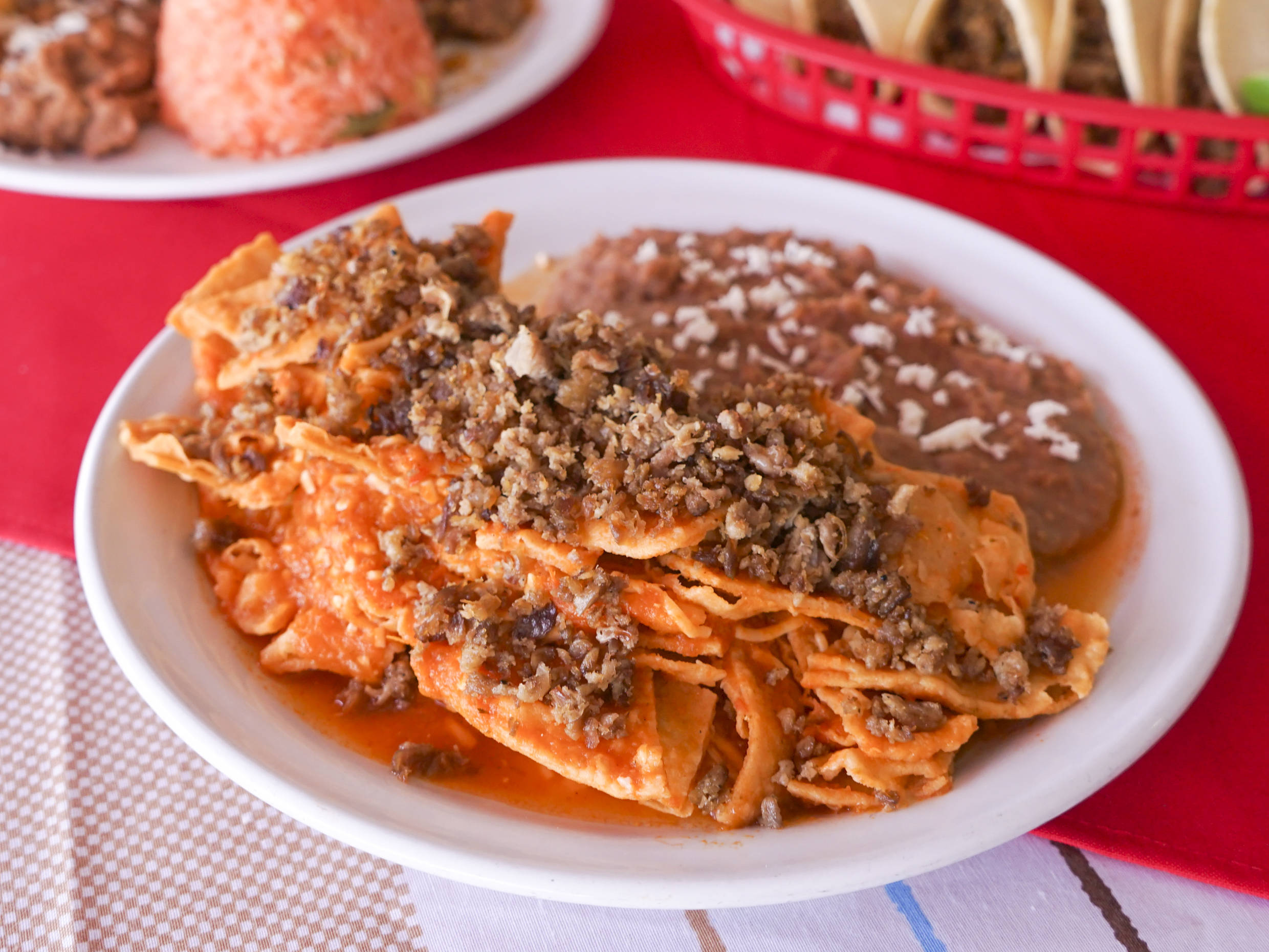 Chilaquiles Ejecutivos con Carne asada