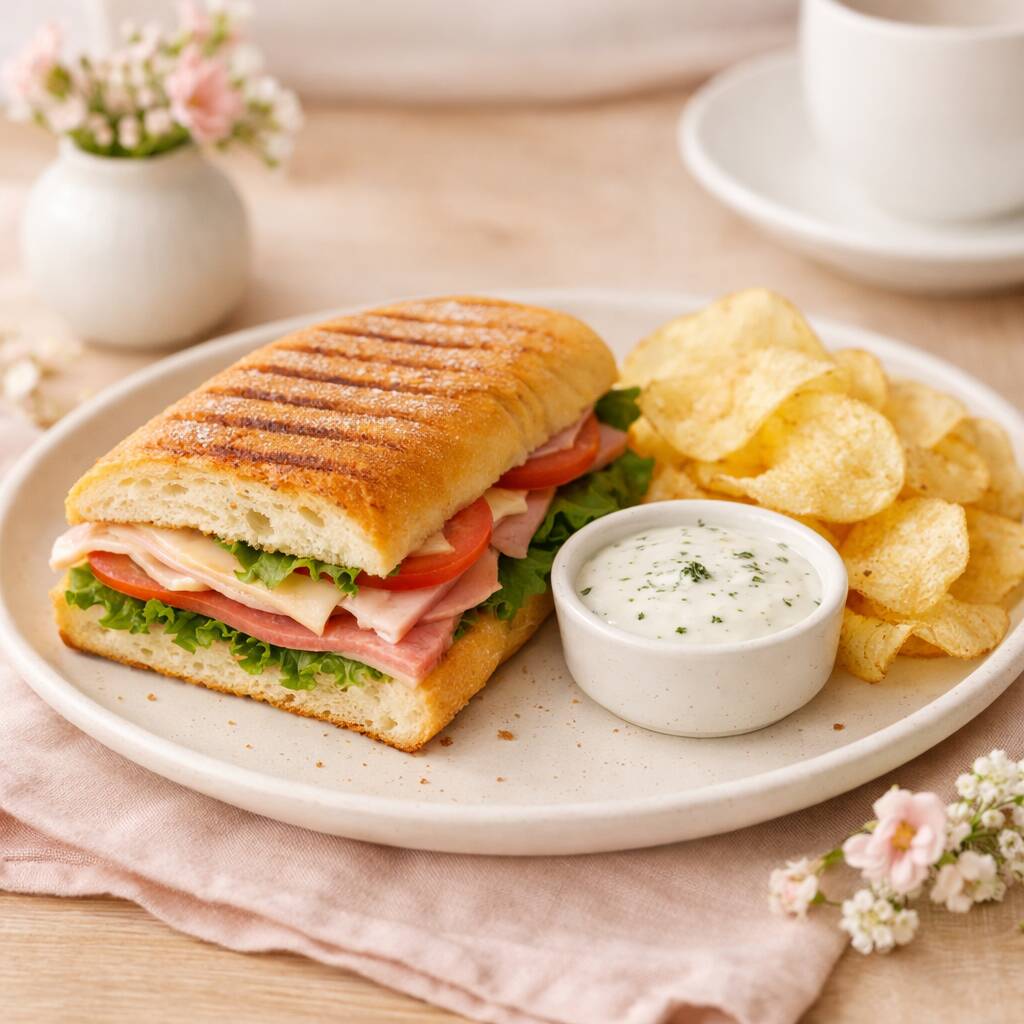 Sándwich Jamón y Queso