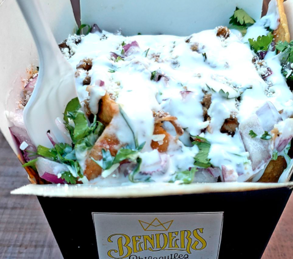 Bender’s chilaquiles & flautas