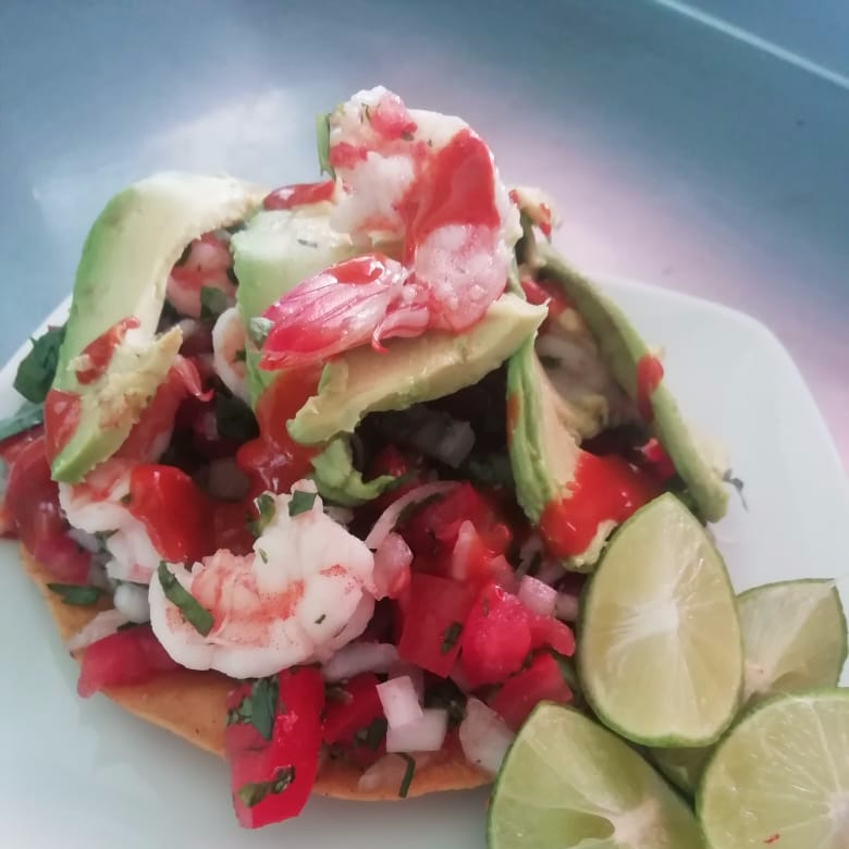 Tostadas de Camarón
