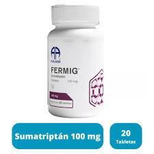Fermig (Sumatriptan) 100 Mg Frasco con 20 Tabletas