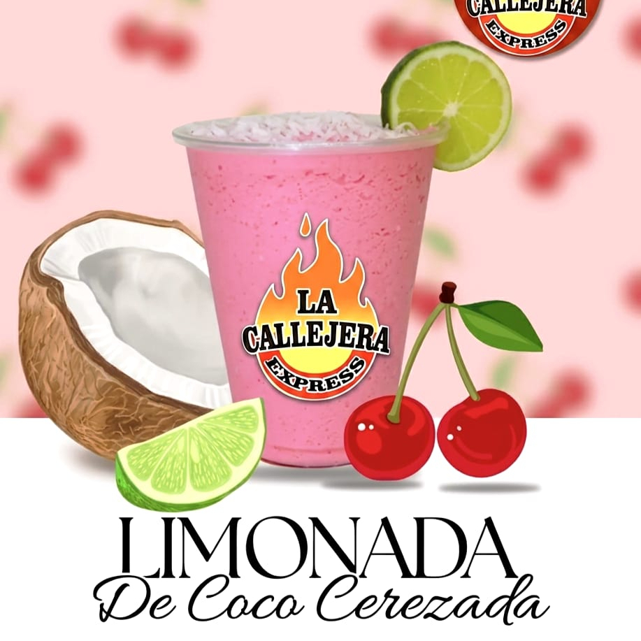 Limonada de Coco Cerezada