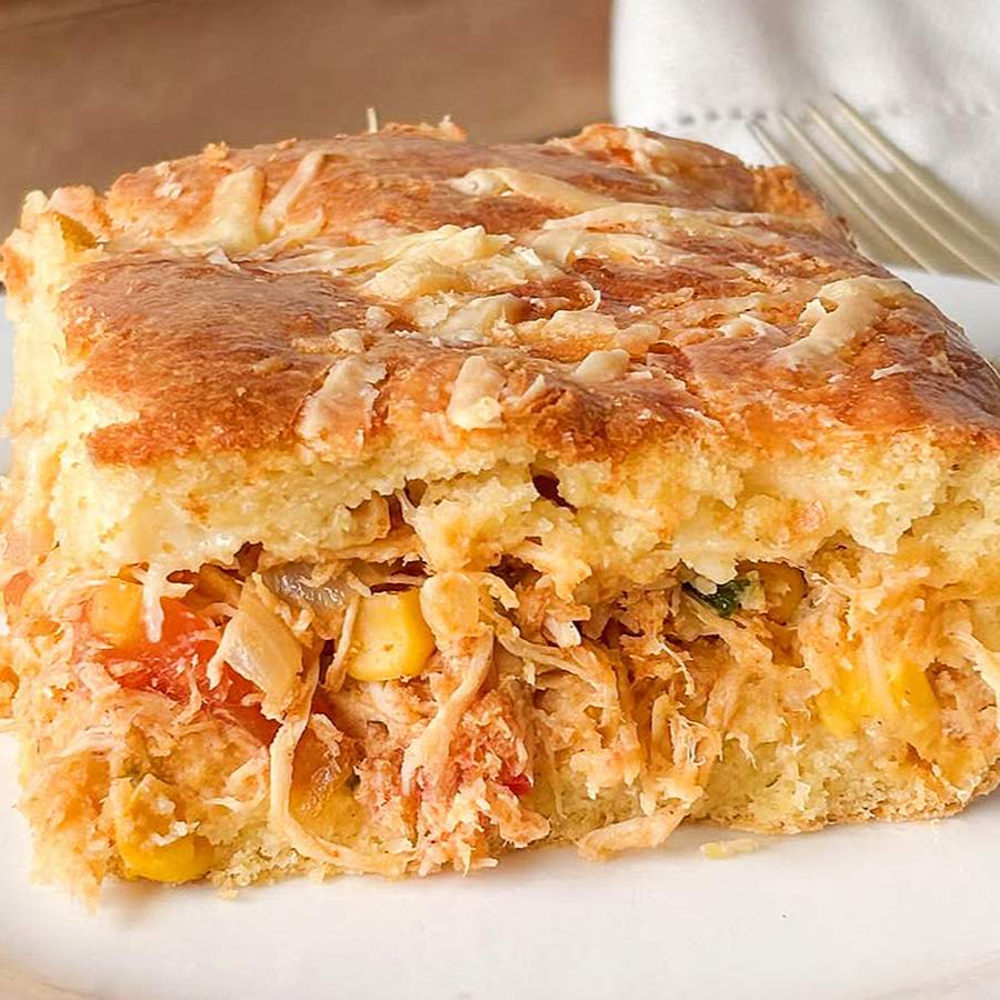 Paprica picante, alho, coloral, cebola, pimentão, milho, mussarela.(270g)