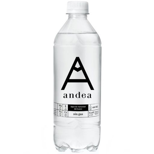 Agua Andea sin Gas Plástico 600 ml
