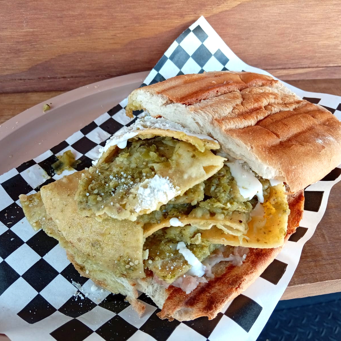 Torta de Chilaquiles