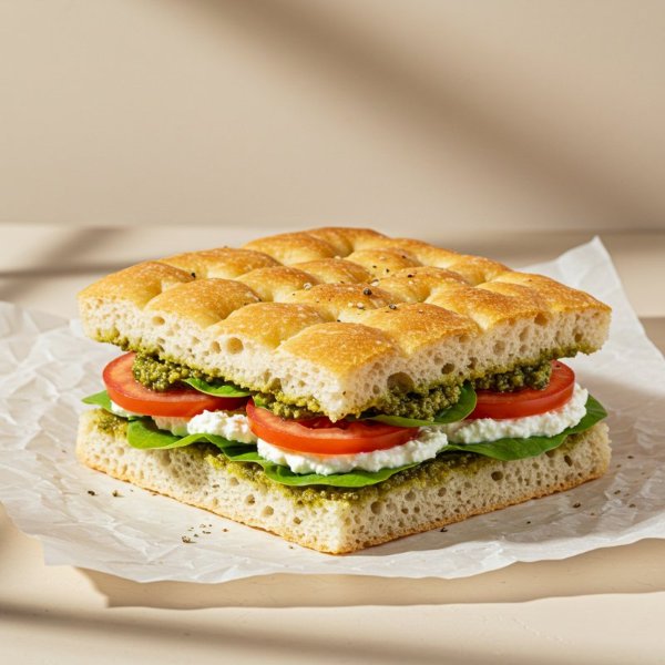 Sándwich Caprese
