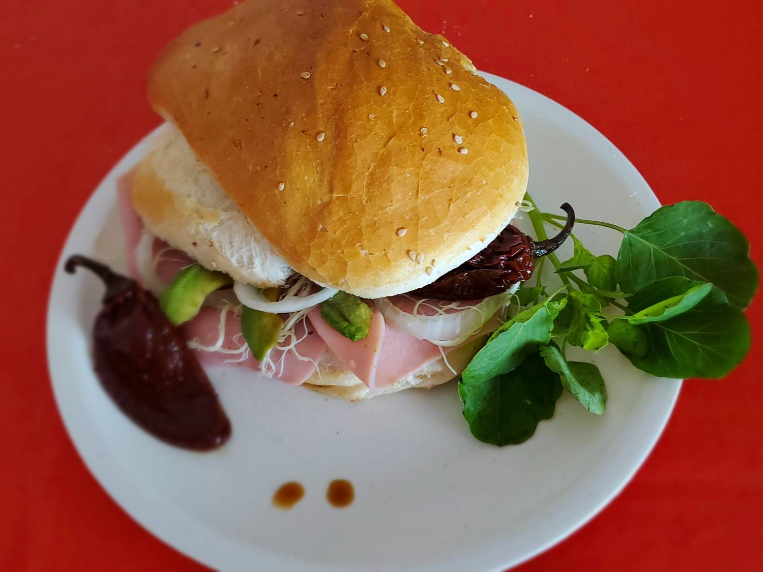 Cemita de Jamon