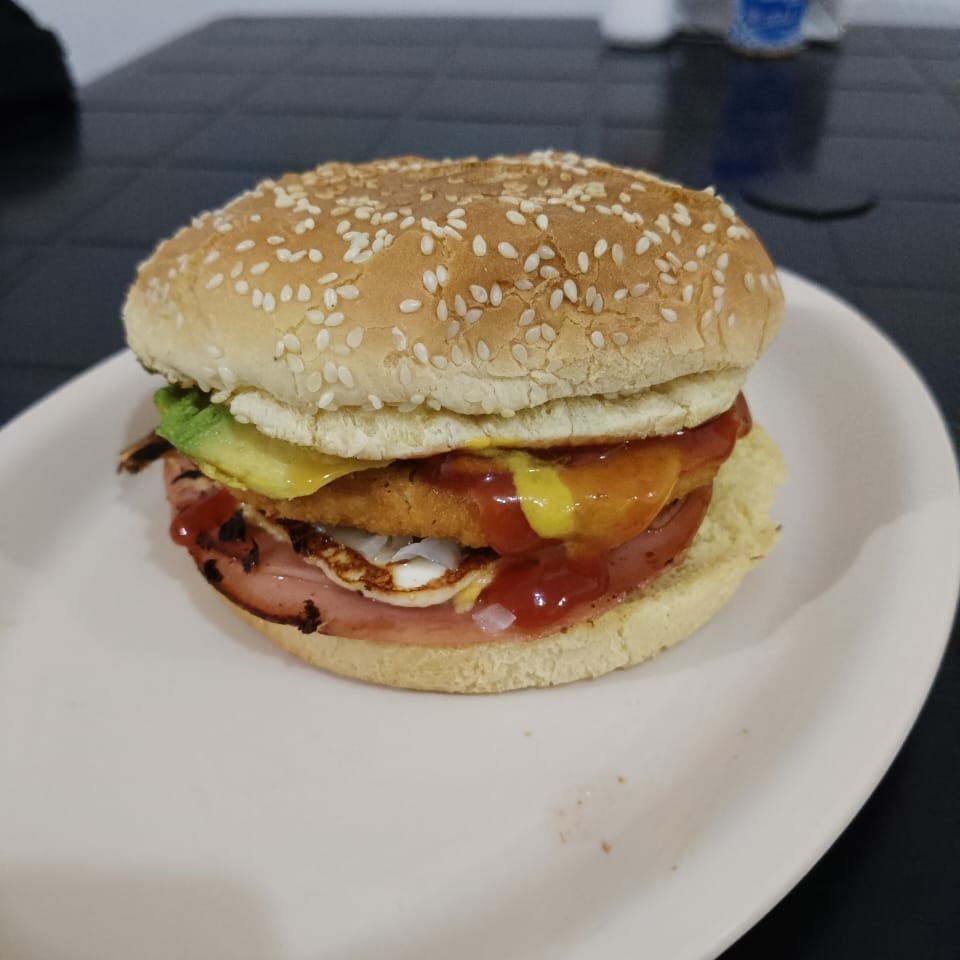 HAMBURGUESA de Pollo