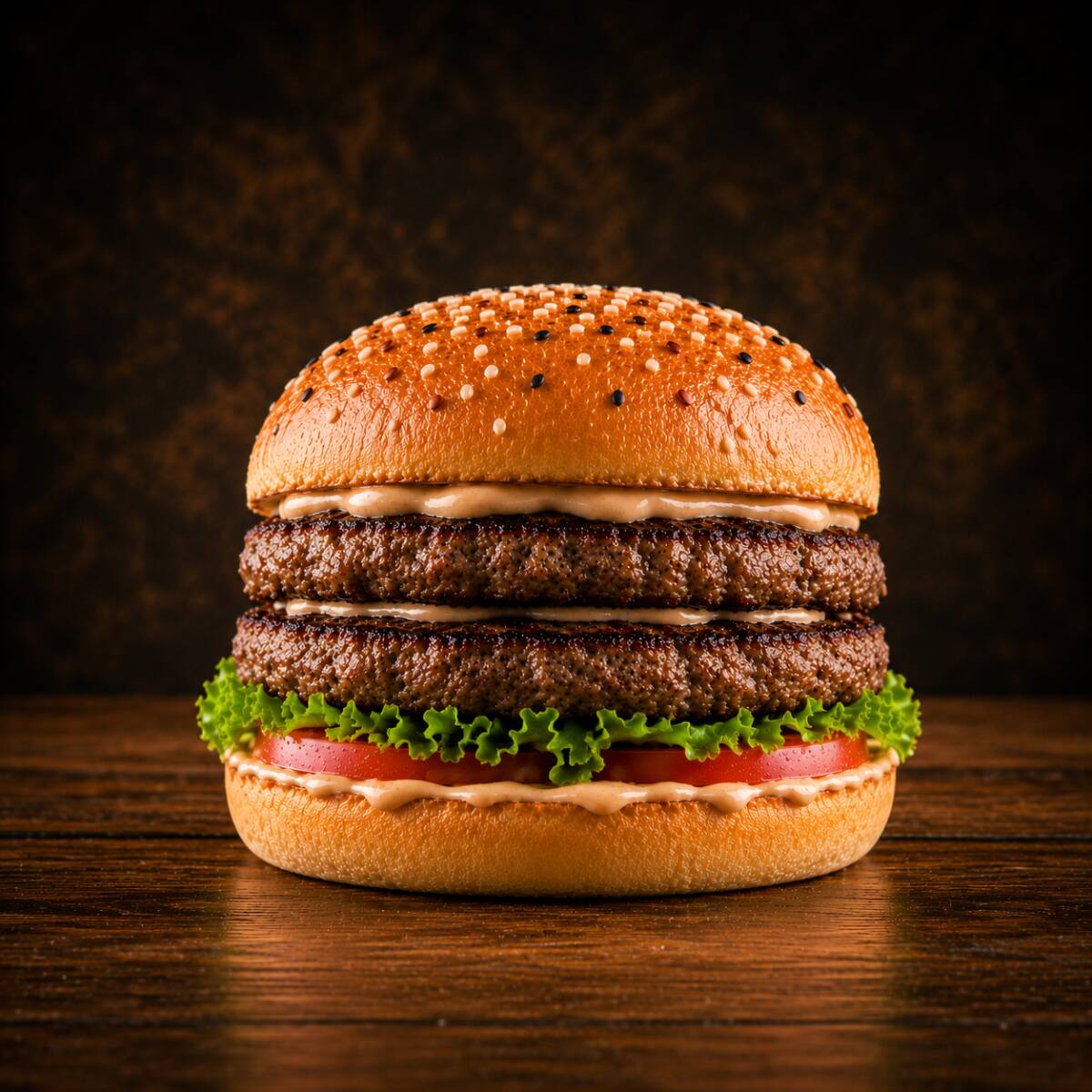 Hamburguesa Doble Carne de la Casa
