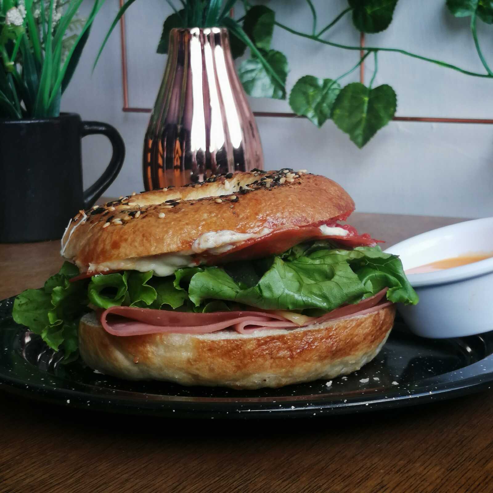 Eterno Bagel con Papas