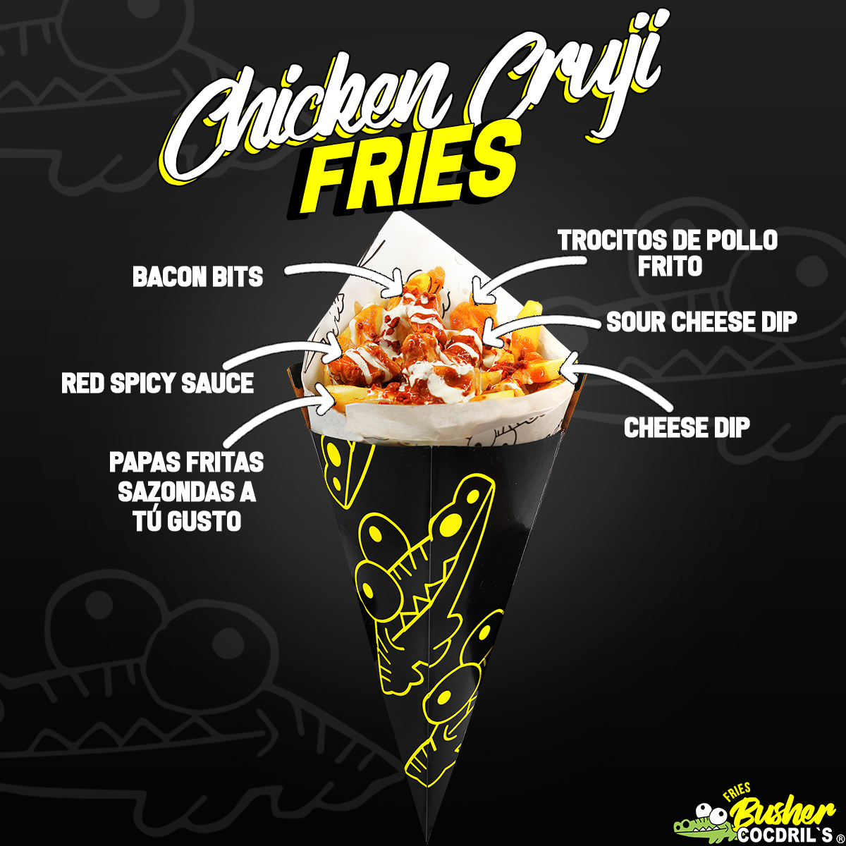 CHICKEN CRUJI FRIES