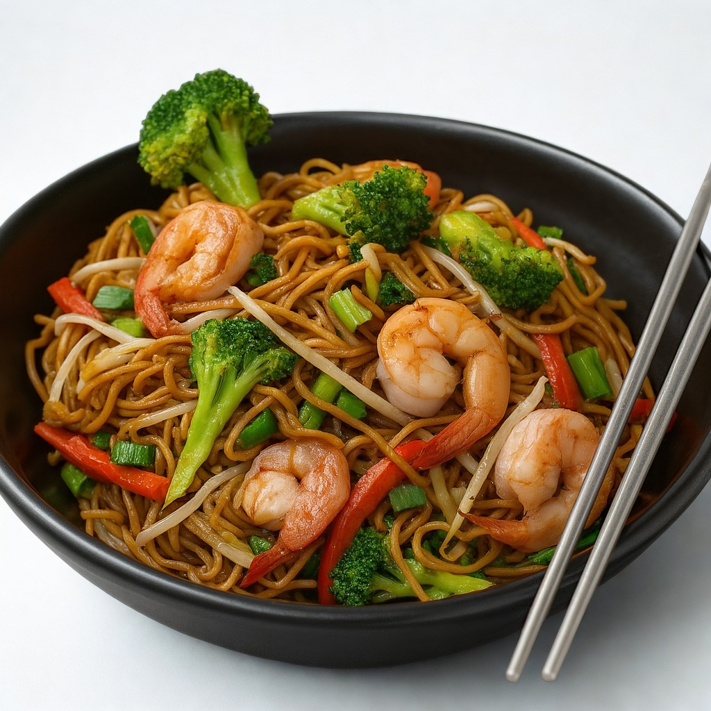 Chop Suey con Camarón