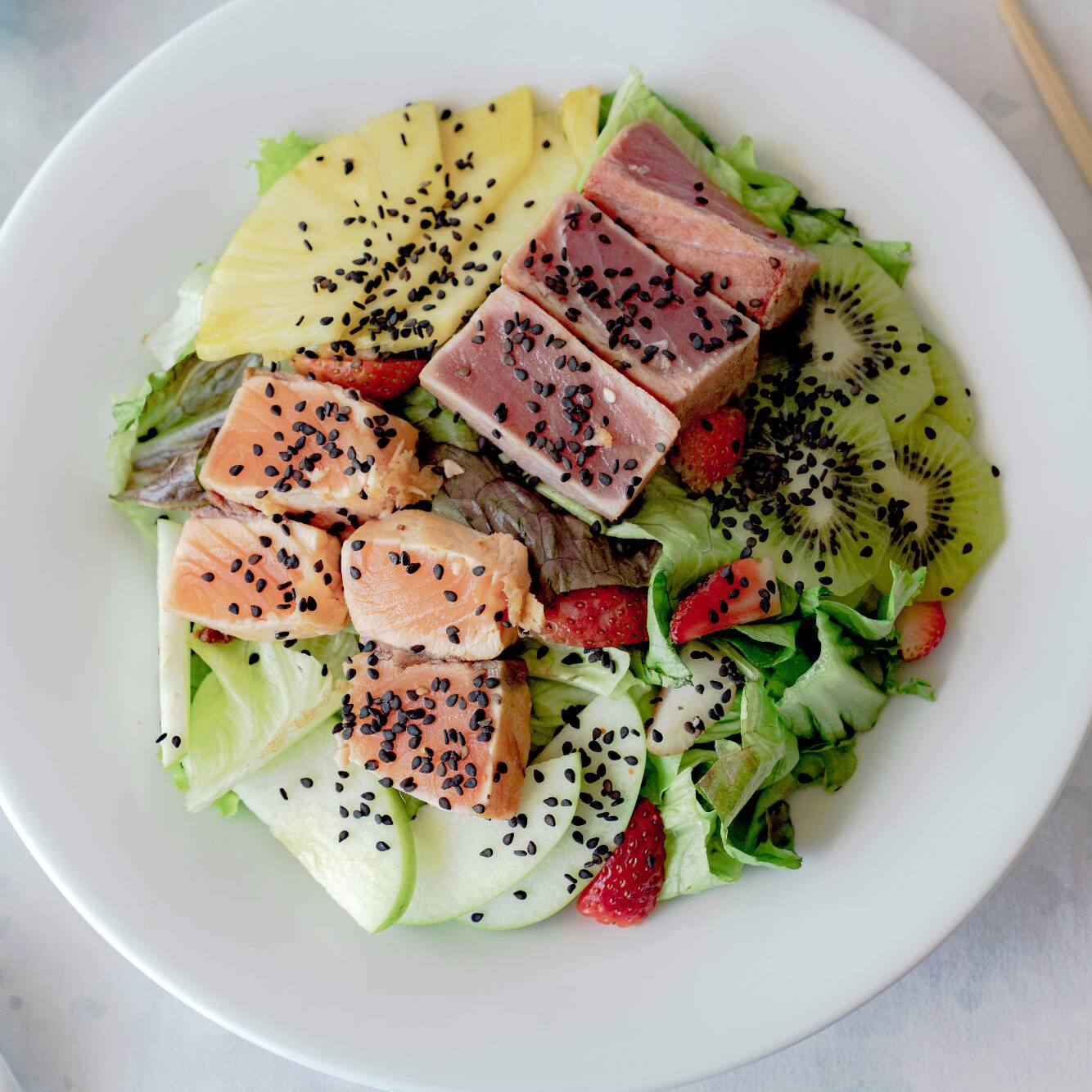 Ensalada Toshi Atún y Salmón