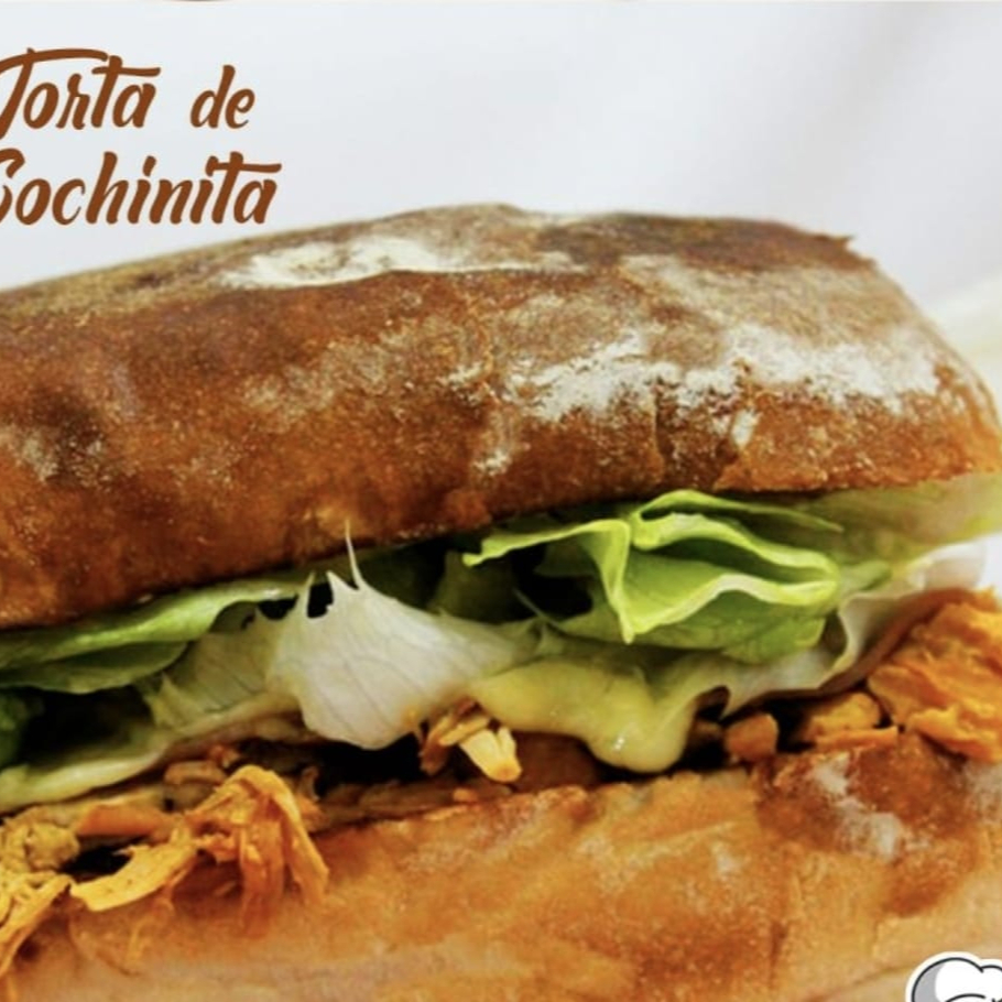 Torta de cochinita pibil