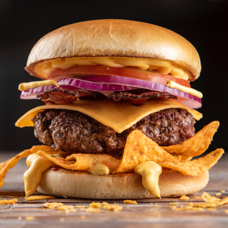Promo Hamburguesa Doritos DiDi