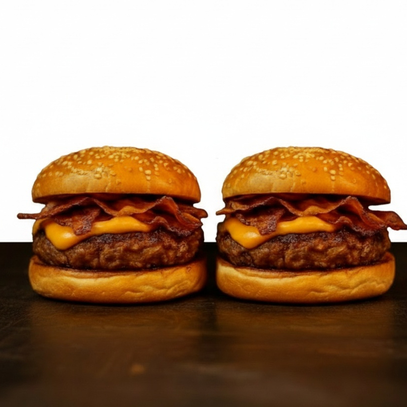 2 lanches de Bacon