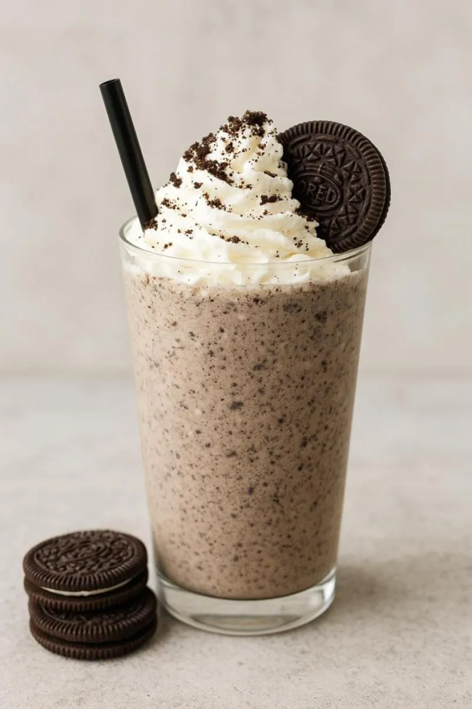 Frappe de galleta oreo