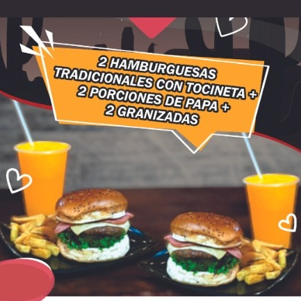 Combo 1 - Hamburguesa Tradicional