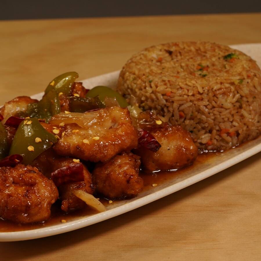 Pollo Agridulce Picante