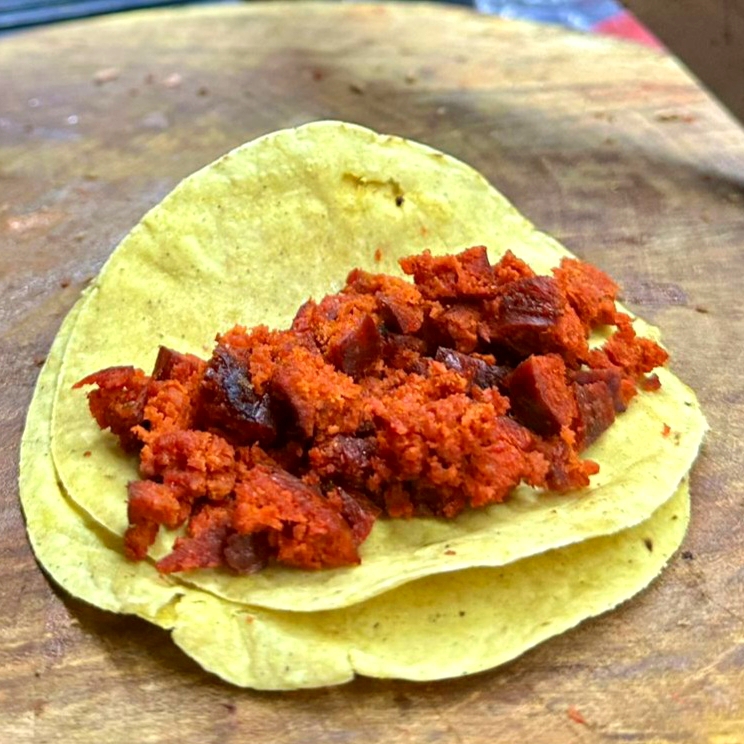 Taco Chorizo Rojo