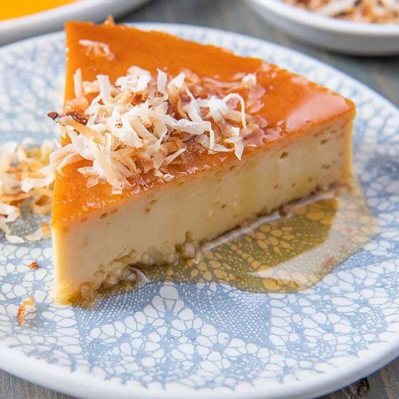 Flan Napolitano con Queso de Bola