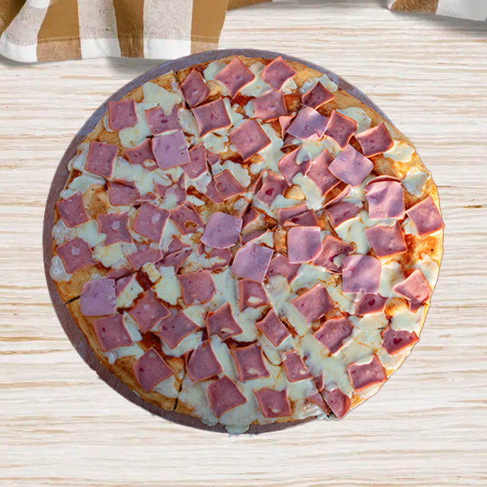 Pizza Grande Jamón y Queso