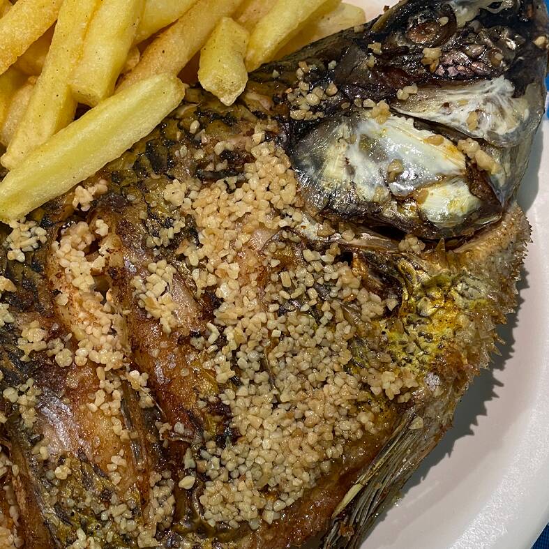 Mojarra al Mojo de Ajo
