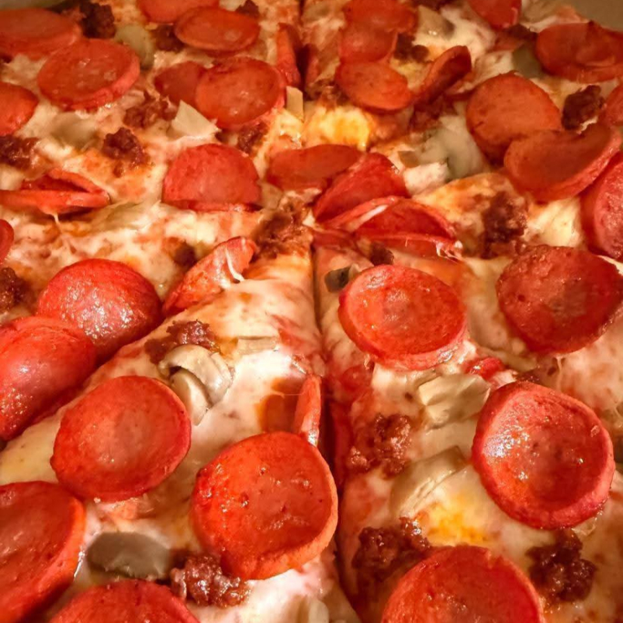 Pizza con Salchicha para Asar