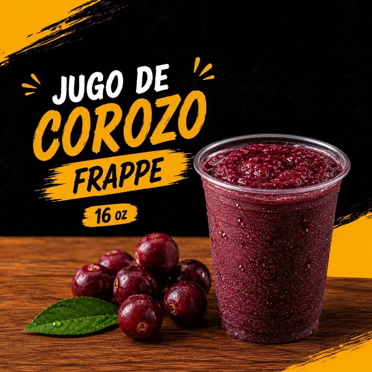 JUGO DE COROZO FRAPPE