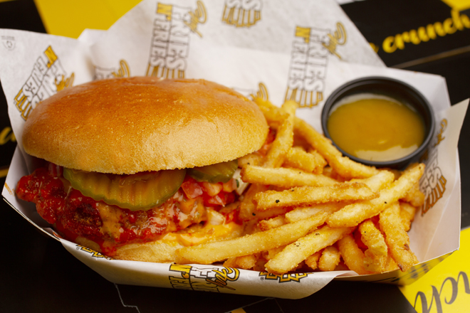 Combo Hamburguesa de Pollo Buffalo