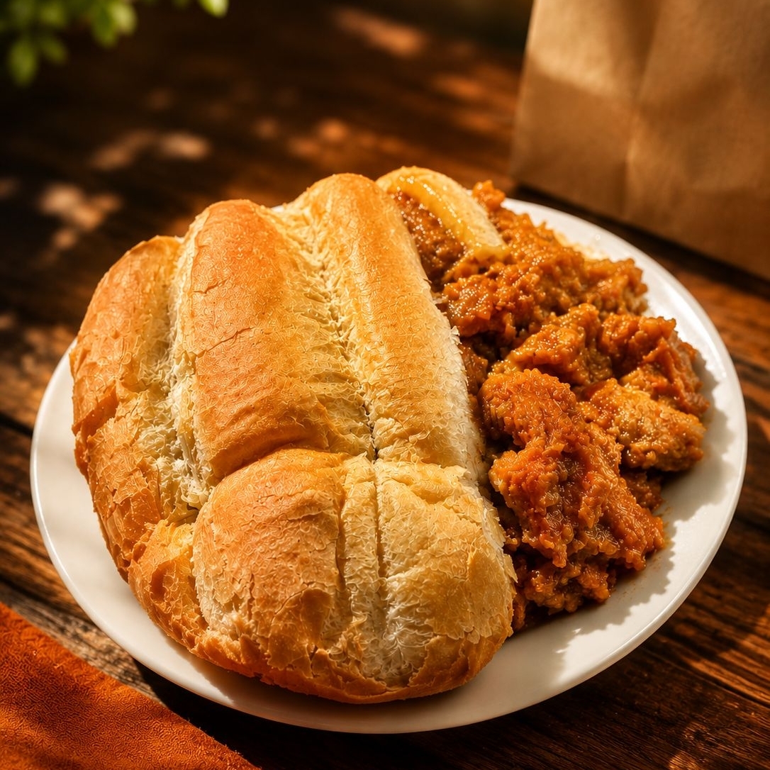 Chicharrón en Salsa Roja