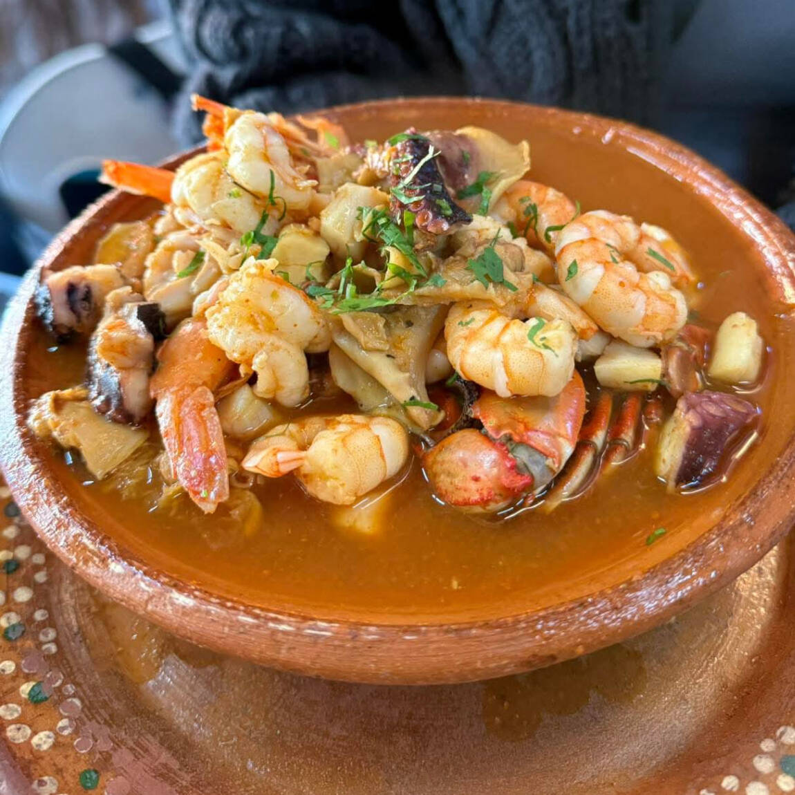 SOPA DE MARISCOS