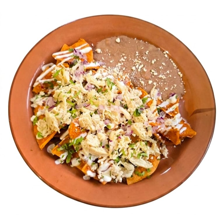 Chilaquiles con Pollo Un Desayuno Completo