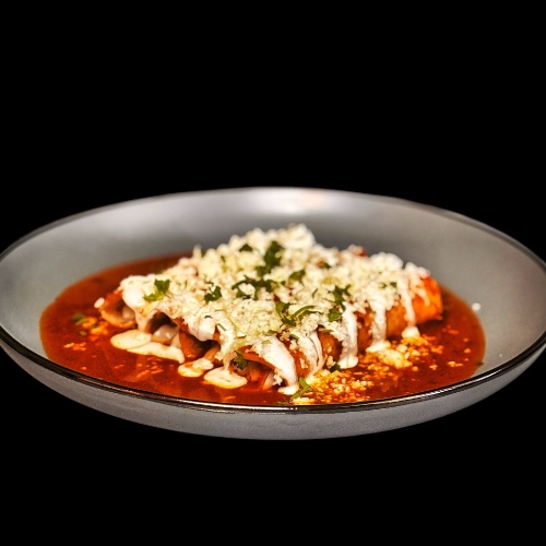 COMBO ENCHILADAS ROJAS  + CAFÉ LPMX