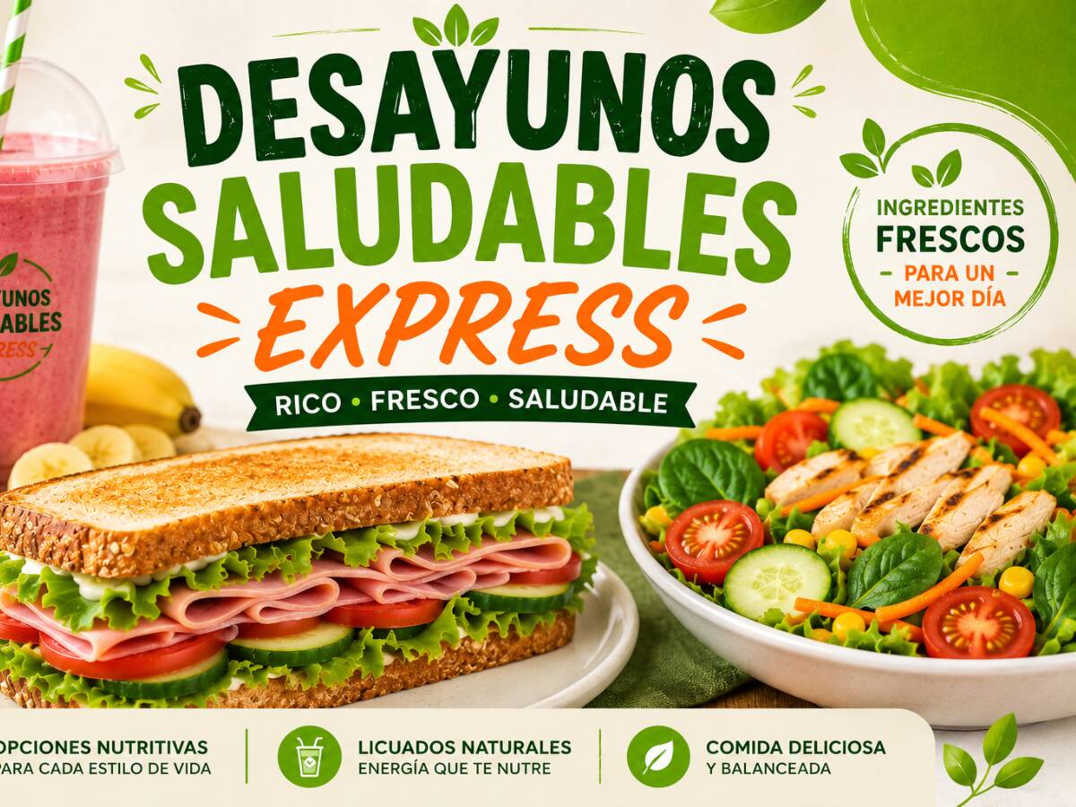 Desayunos saludables express