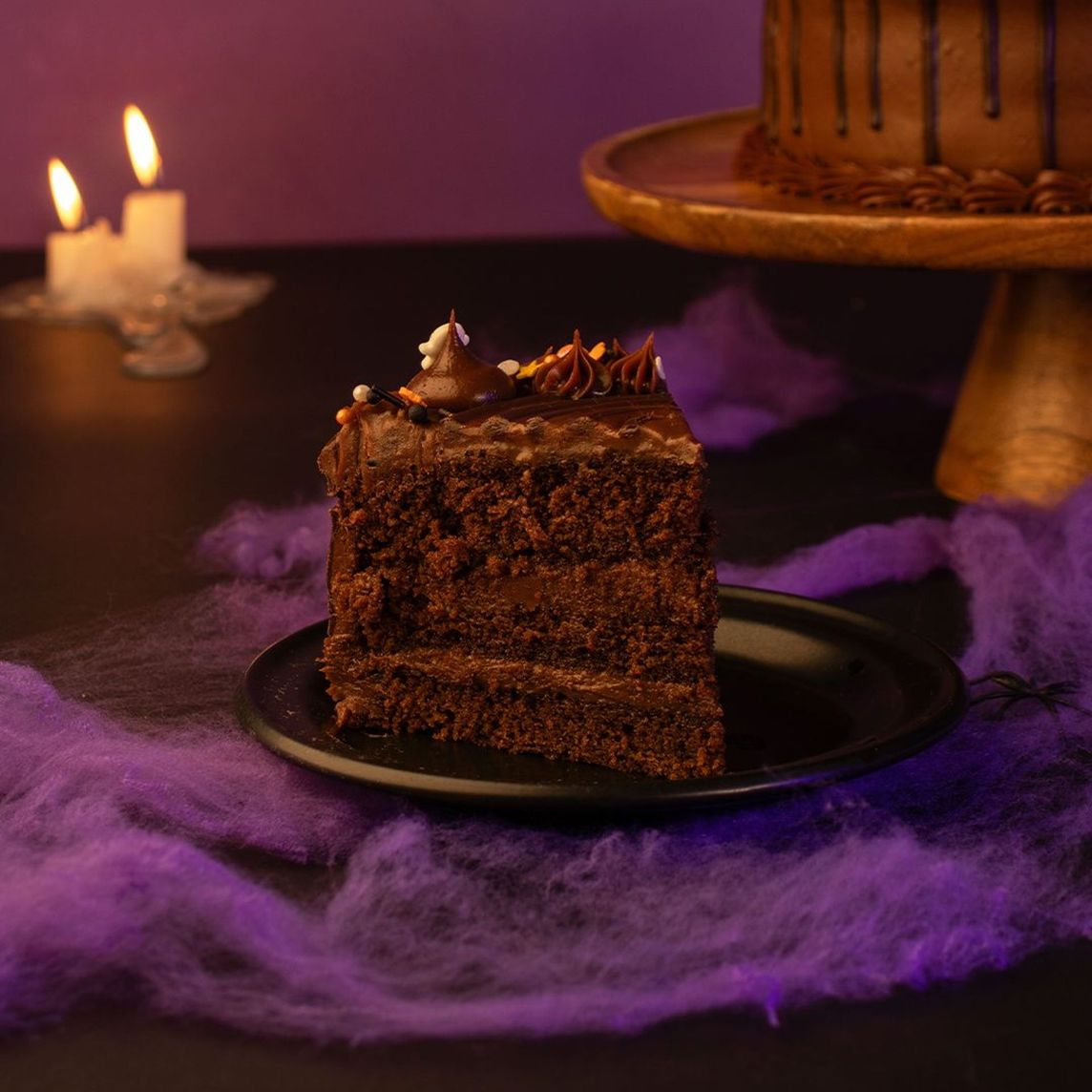 Rebanada Pastel Fudge Halloween 15P