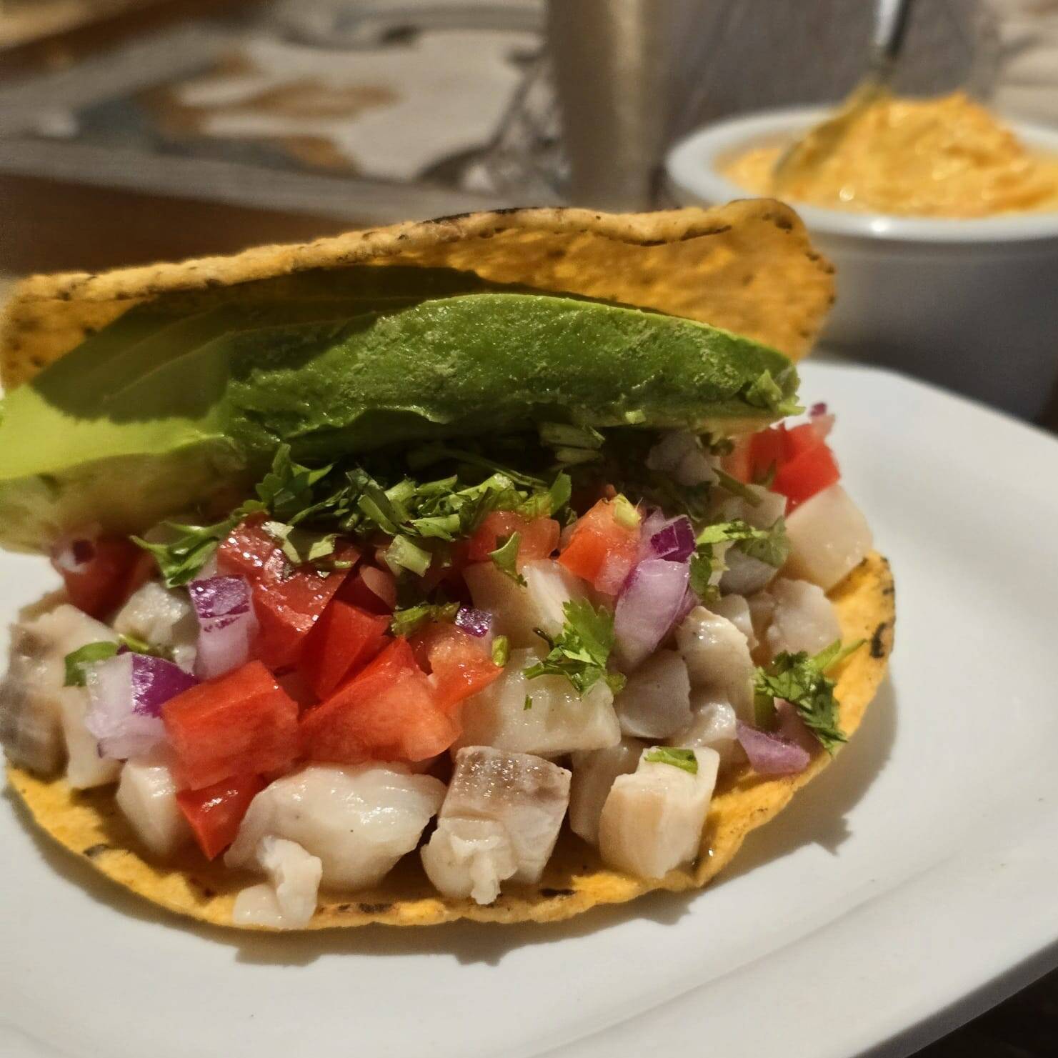 Tostada de Ceviche