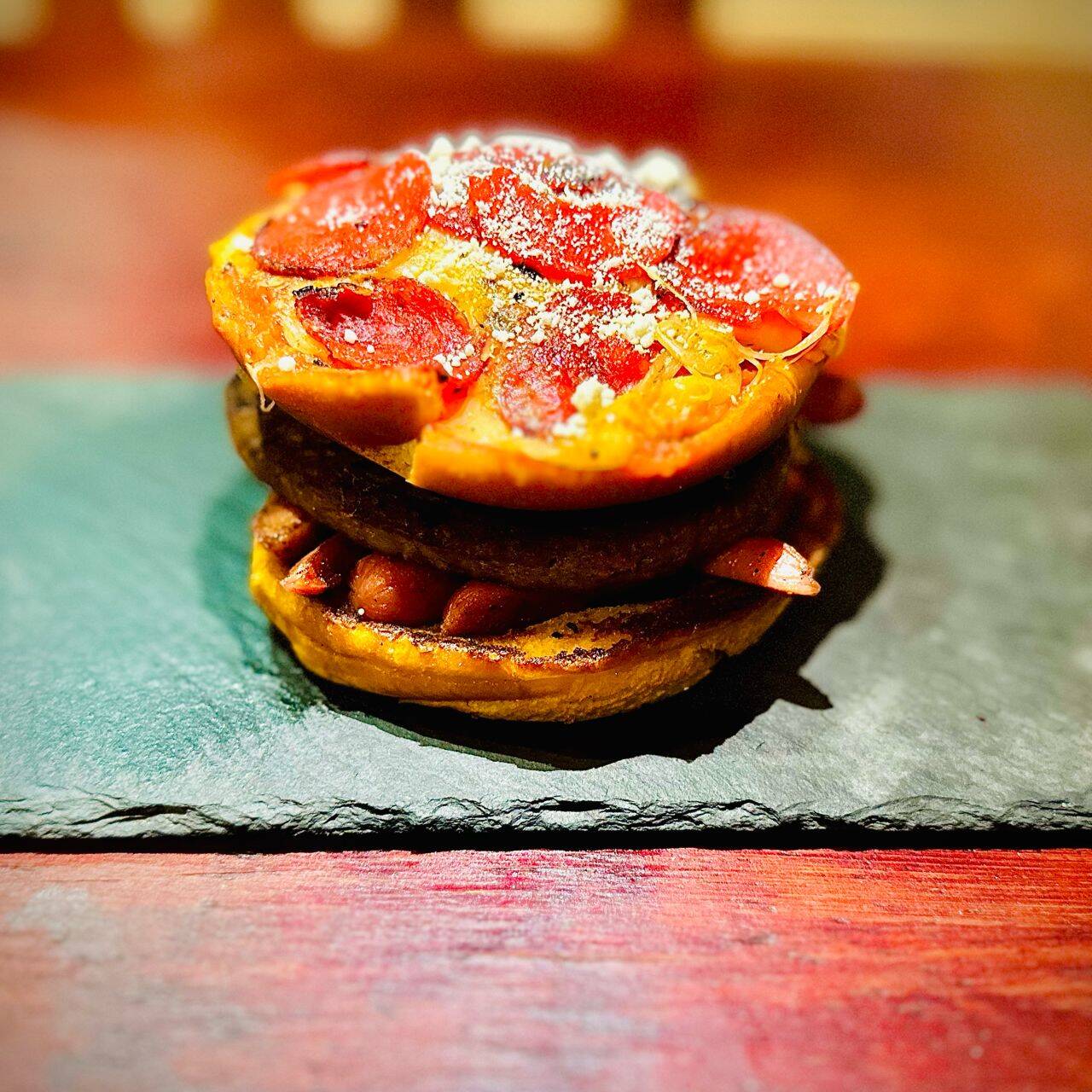 Pizza Burger Combo