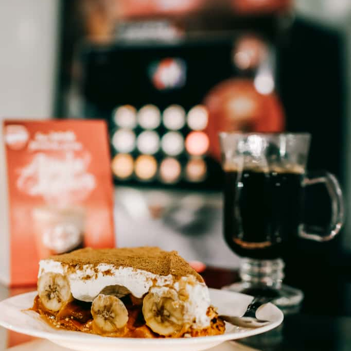 Deliciosa fatia de banoffe