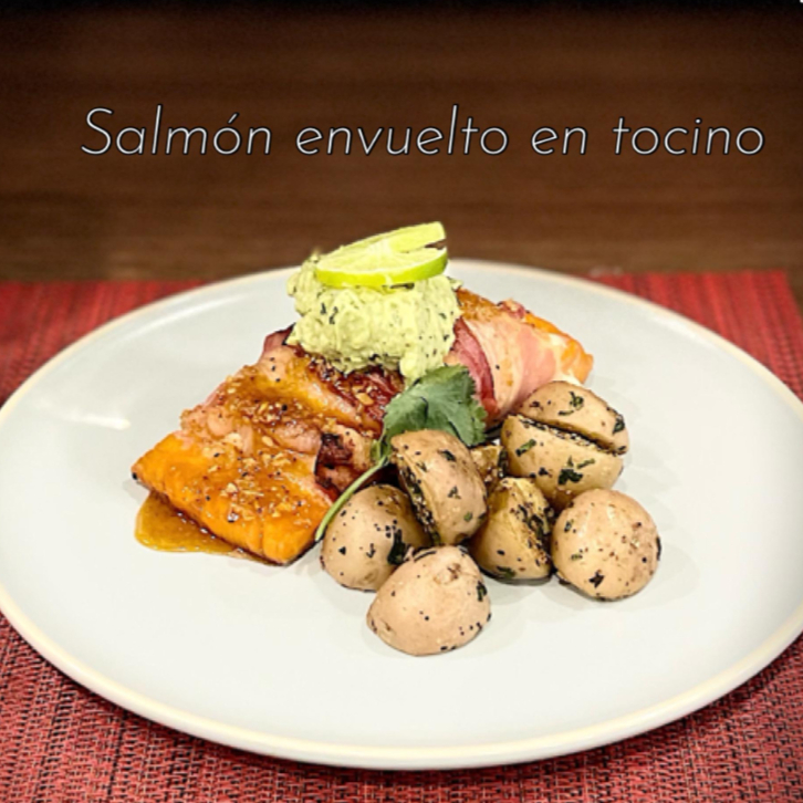 Salmon Envuelto en Tocino