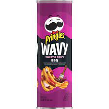 Pringles wavy BBQ