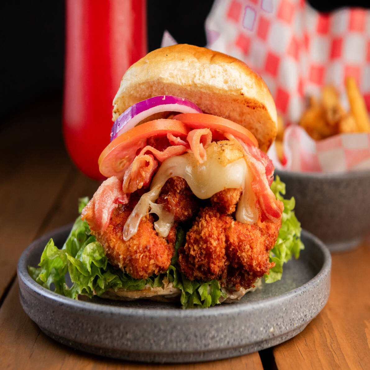 Hamburguesa de Pollo Búfalo